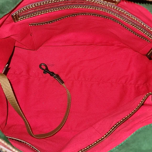 Dooney & Bourke Brown Leather Tote - Picture 5 of 9